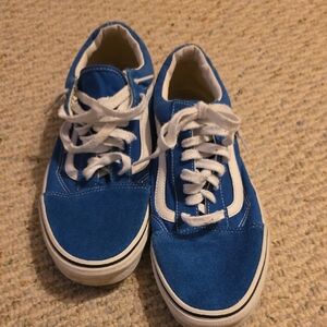 Vans Blue and White Casual Sneakers